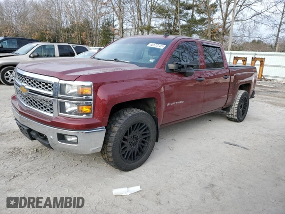 2014 Chevrolet Silverado 1500 LT with VIN 3GCUKRECXEG306838, listed as a Copart auction lot 46572745 with Not Provided miles and Clean Title. Bid and sale history available at DreamBid. Image 1.