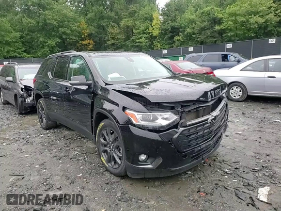 2021 Chevrolet Traverse RS with VIN 1GNEVJKW9MJ120773, listed as a Copart auction lot 64300084 with 82,397 mi miles and Salvage Title. Bid and sale history available at carsss.com. Image 12.