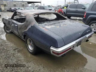 1970 Pontiac GTO z VIN 242370Z111774, wystawiony jako Copart lot #44573755 z przebiegiem Nie podano mil oraz Nie do naprawy • Non repairable. Historia ofert i sprzedaży dostępna na DreamBid. Obrazek 2.