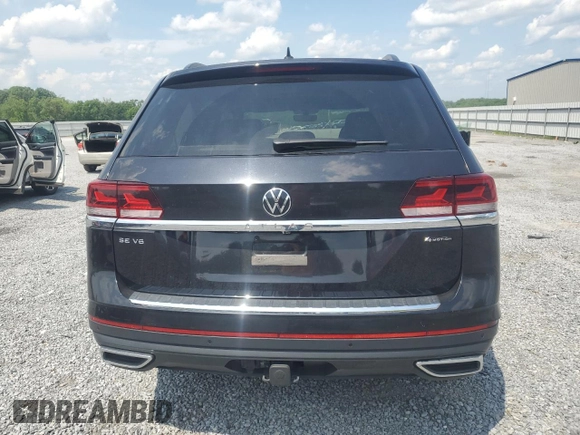 2023 Volkswagen Atlas SE with VIN 1V2KR2CA3PC545101, listed as a Copart auction lot 55264465 with 19,264 mi miles and Salvage title. Bid and sale history available at DreamBid. Image 6.