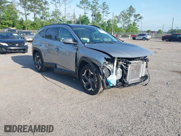 2024 Hyundai Tucson Limited with VIN KM8JECD15RU170382, listed as a IAAI auction lot 42084930 with 21,386 mi miles and . Bid and sale history available at carsss.com. Image 1.
