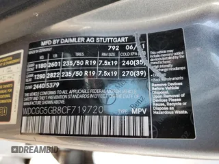 2012 Mercedes-Benz GLK 350 with VIN WDCGG5GB8CF719720, listed as a Copart auction lot 70867154 with 112,712 mi miles and Non Repairable. Bid and sale history available at DreamBid. Image 16.