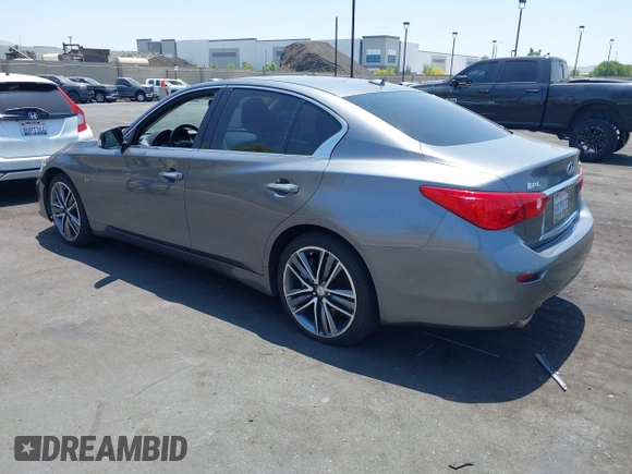 2015 Infiniti Q50 Sport with VIN JN1BV7AP3FM333148, listed as a IAAI auction lot 42359324 with 109,703 mi miles and . Bid and sale history available at DreamBid. Image 3.