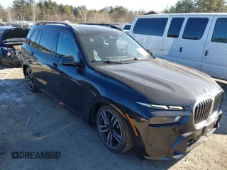 2025 BMW X7 xDrive40i with VIN 5UX23EM04S9Y00286, listed as a IAAI auction lot 41684457 with 1,293 mi miles. Bid and sale history available at carsss.com. Image 1.