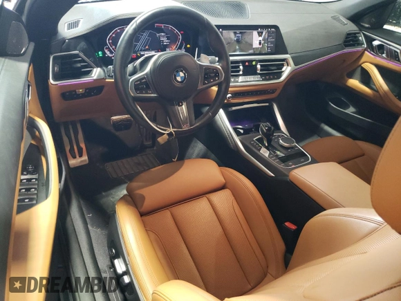 2023 BMW 4 Series 430i xDrive с VIN WBA43AT06PCM39686, выставлен на аукционе Copart как лот 60834325 с пробегом 17 728 миль миль и Списание • Salvage title. История ставок и продаж доступна на DreamBid. Изображение 8.