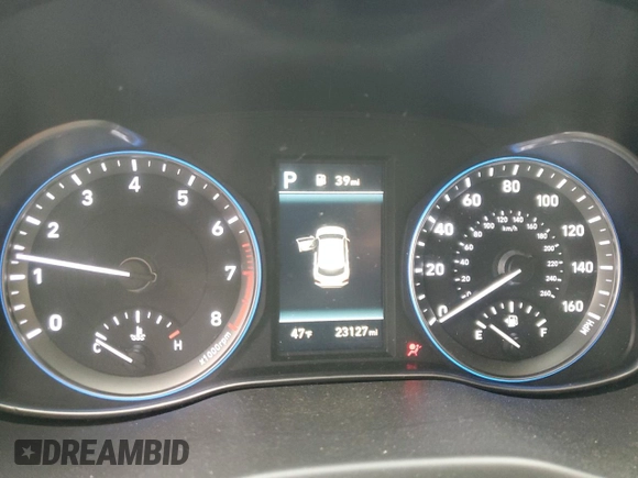 2021 Hyundai Kona Ultimate with VIN KM8K53A54MU657397, listed as a Copart auction lot 69861792 with 23,127 mi miles. Bid and sale history available at carsss.com. Image 9.