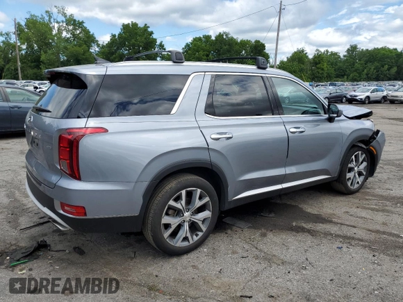 2020 Hyundai Palisade SEL z VIN KM8R4DHE6LU167751, wystawiony jako Copart lot #61081034 z przebiegiem 52 018 mil mil oraz Szkoda całkowita • Salvage title. Historia ofert i sprzedaży dostępna na DreamBid. Obrazek 3.