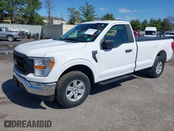 2021 Ford F-150 XL with VIN 1FTMF1EB8MKD78836, listed as a IAAI auction lot 41960797 with 57,461 mi miles. Bid and sale history available at carsss.com. Image 17.