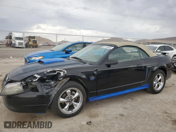 2002 Ford Mustang GT Deluxe with VIN 1FAFP45X62F162398, listed as a Copart auction lot 63150934 with 167,110 mi miles and Salvage title. Bid and sale history available at DreamBid. Image 1.
