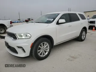 2021 Dodge Durango SXT with VIN 1C4RDHAG4MC609022, listed as a Copart auction lot 48308705 with 37,477 mi miles and Salvage title. Bid and sale history available at DreamBid. Image 1.