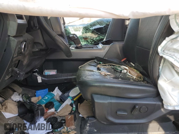 2019 Ford F-150 XL with VIN 1FTEW1E56KFA97042, listed as a Copart auction lot 50885595 with Not provided miles and Salvage title. Bid and sale history available at DreamBid. Image 7.