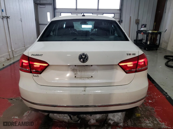 2015 Volkswagen Passat 1.8T Sport with VIN 1VWBT7A31FC050086, listed as a Copart auction lot 88990155 with 140,338 mi miles and Salvage Title. Bid and sale history available at carsss.com. Image 6.