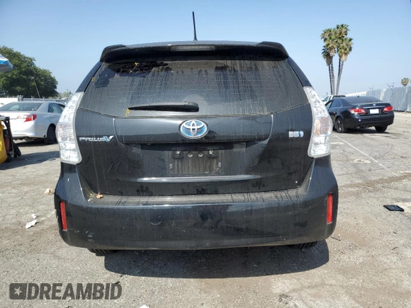 2014 Toyota Prius Two with VIN JTDZN3EU2E3309240, listed as a Copart auction lot 54119195 with 110,932 mi miles and Salvage Title. Bid and sale history available at DreamBid. Image 6.