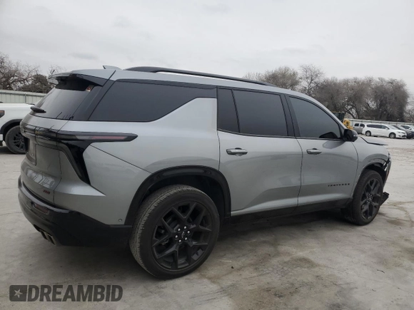2024 Chevrolet Traverse FWD RS with VIN 1GNERLKS9RJ203978, listed as a Copart auction lot 46271155 with 17,339 mi miles and Salvage Title. Bid and sale history available at carsss.com. Image 3.