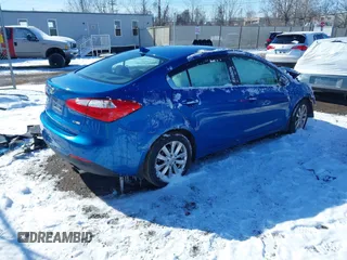 2015 Kia Forte EX with VIN KNAFX4A85F5343087, listed as a IAAI auction lot 41598103 with 68,842 mi miles. Bid and sale history available at carsss.com. Image 4.