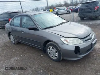 2005 Honda Civic VP with VIN 1HGES16305L010655, listed as a IAAI auction lot 41672395 with 181,899 mi miles and . Bid and sale history available at carsss.com. Image 1.