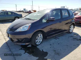 2010 Honda Fit Sport with VIN JHMGE8G42AC019025, listed as a Copart auction lot 48375615 with 69,801 mi miles and Salvage title. Bid and sale history available at DreamBid. Image 1.