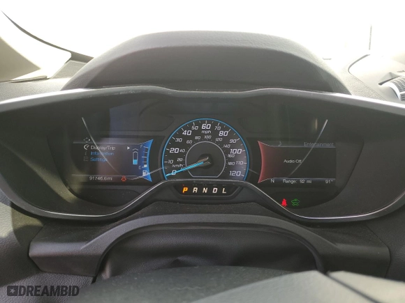 2016 Ford C-Max Energi SEL with VIN 1FADP5CU0GL111784, listed as a Copart auction lot 89015295 with 91,746 mi miles and Salvage Title. Bid and sale history available at carsss.com. Image 9.