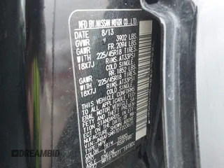 2013 Nissan Juke S with VIN JN8AF5MR7DT223671, listed as a IAAI auction lot 42013101 with 57,016 mi miles and . Bid and sale history available at DreamBid. Image 9.