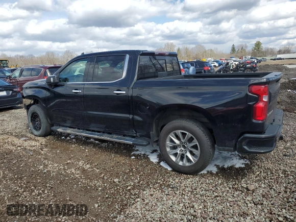 2019 Chevrolet Silverado 1500 High Country with VIN 1GCUYHEL6KZ236050, listed as a Copart auction lot 52505285 with 105,462 mi miles and Salvage Title. Bid and sale history available at carsss.com. Image 2.