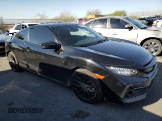 2020 Honda Civic Si z VIN 2HGFC3A51LH752322, wystawiony jako Copart lot #52797615 z przebiegiem 75 126 mil mil oraz Szkody całkowita. Historia ofert i sprzedaży dostępna na DreamBid. Obrazek 4.