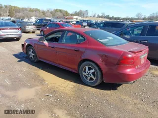 2004 Pontiac Grand Prix GT1 with VIN 2G2WP522741126274, listed as a IAAI auction lot 41439519 with 86,643 mi miles. Bid and sale history available at carsss.com. Image 3.