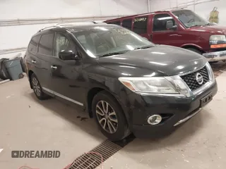 2015 Nissan Pathfinder SL with VIN 5N1AR2MM5FC658192, listed as a IAAI auction lot 42303281 with 219,039 mi miles and . Bid and sale history available at DreamBid. Image 1.