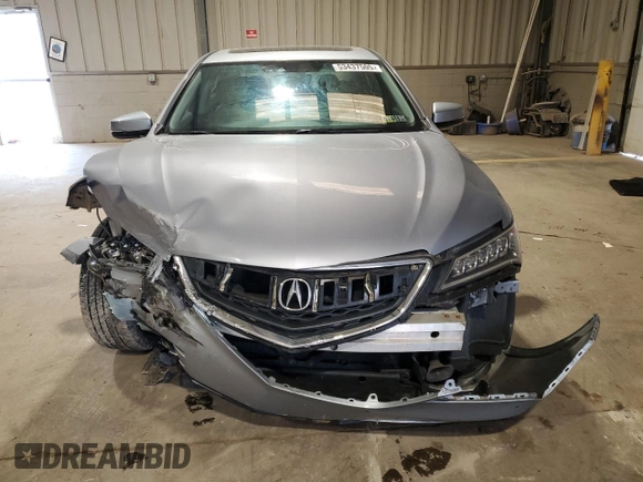 2015 Acura TLX V6 Tech with VIN 19UUB3F55FA001746, listed as a Copart auction lot 53437505 with 119,686 mi miles and Salvage Title. Bid and sale history available at carsss.com. Image 5.