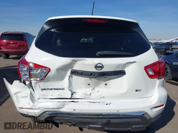 2017 Nissan Pathfinder SV with VIN 5N1DR2MNXHC649092, listed as a IAAI auction lot 41610633 with 185,343 mi miles and . Bid and sale history available at DreamBid. Image 16.