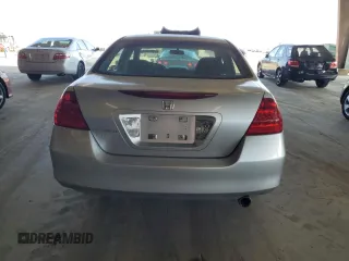 2007 Honda Accord LX with VIN 1HGCM56437A175051, listed as a Copart auction lot 59169215 with 255,162 mi miles and Salvage title. Bid and sale history available at DreamBid. Image 6.