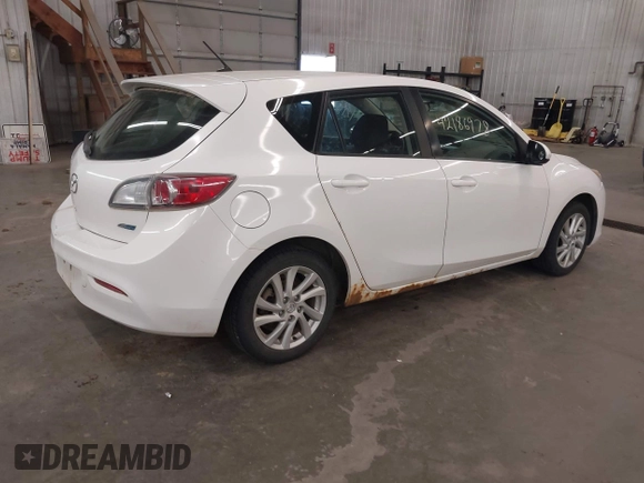 2012 Mazda 3 i Touring with VIN JM1BL1L7XC1594111, listed as a IAAI auction lot 42186978 with 307,772 mi miles and . Bid and sale history available at DreamBid. Image 4.