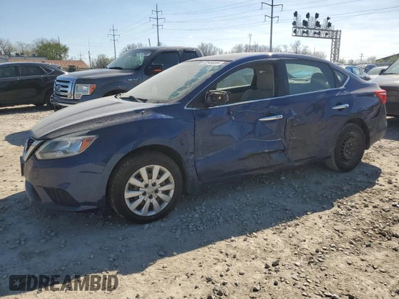 2016 Nissan Sentra SV with VIN 3N1AB7AP9GY292835, listed as a Copart auction lot 53540035 with 77,905 mi miles and Salvage Title. Bid and sale history available at DreamBid. Image 1.