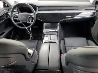 2023 Audi A8 with VIN WAULDAF88PN010368, listed as a Copart auction lot 47824965 with 8,058 mi miles and Salvage Title. Bid and sale history available at carsss.com. Image 8.