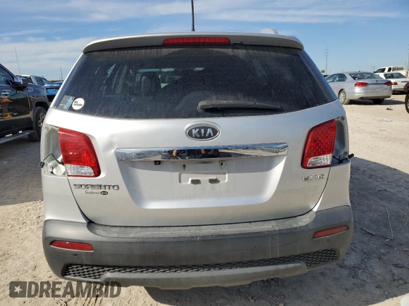 2012 Kia Sorento EX with VIN 5XYKU4A27CG299134, listed as a Copart auction lot 88145585 with 155,119 mi miles and Salvage Title. Bid and sale history available at carsss.com. Image 6.