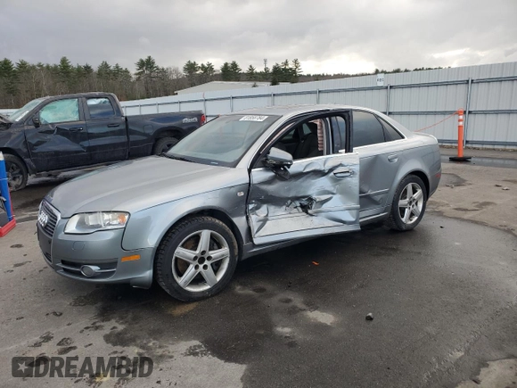 2005 Audi A4 2.0T with VIN WAUDF68EX5A443645, listed as a Copart auction lot 47372305 with 102,261 mi miles and Non Repairable. Bid and sale history available at carsss.com. Image 1.