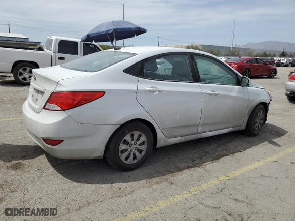 2017 Hyundai Accent SE with VIN KMHCT4AE1HU377863, listed as a Copart auction lot 52044595 with 83,150 mi miles and Salvage Title. Bid and sale history available at carsss.com. Image 3.