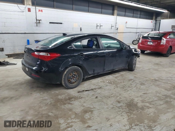 2016 Kia Forte LX with VIN KNAFK4A62G5570753, listed as a Copart auction lot 55651255 with 0 mi miles and Clean Title. Bid and sale history available at carsss.com. Image 3.