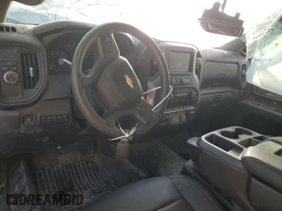 2022 Chevrolet Silverado 1500 with VIN 1GB2WLE73NF179948, listed as a Copart auction lot 76781484 with 60,560 mi miles and Salvage Title. Bid and sale history available at DreamBid. Image 8.