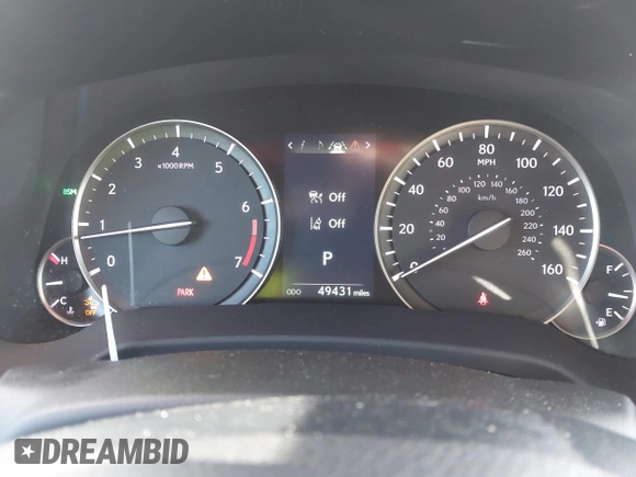 2022 Lexus RX 350 with VIN 2T2HZMAA6NC250441, listed as a IAAI auction lot 41987596 with 49,431 mi miles and . Bid and sale history available at DreamBid. Image 7.