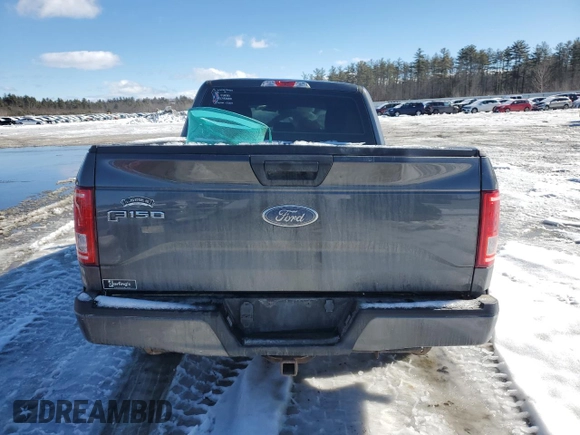 2015 Ford F-150 XLT with VIN 1FTEX1EP1FFB17959, listed as a Copart auction lot 46600475 with Not Provided miles and Salvage Title. Bid and sale history available at carsss.com. Image 6.
