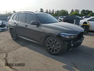 2021 BMW X5 xDrive40i with VIN 5UXCR6C03M9H11275, listed as a Copart auction lot 59954905 with 48,890 mi miles and Salvage title. Bid and sale history available at DreamBid. Image 4.