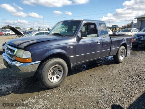 1999 Ford Ranger XL with VIN 1FTYR14X4XTA34313, listed as a Copart auction lot 71479024 with 201,949 mi miles and Salvage Title. Bid and sale history available at carsss.com. Image 1.