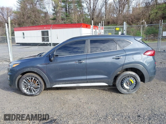2019 Hyundai Tucson Ultimate with VIN KM8J3CAL6KU042315, listed as a IAAI auction lot 41924215 with 105,333 mi miles. Bid and sale history available at carsss.com. Image 14.