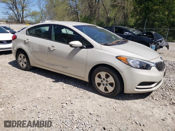 2014 Kia Forte LX with VIN KNAFK4A67E5100344, listed as a Copart auction lot 54841665 with 93,099 mi miles and Clean Title. Bid and sale history available at carsss.com. Image 4.