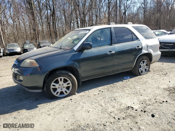 2005 Acura MDX Touring with VIN 2HNYD186X5H502534, listed as a Copart auction lot 48124035 with 0 mi miles and Salvage Title. Bid and sale history available at carsss.com. Image 1.