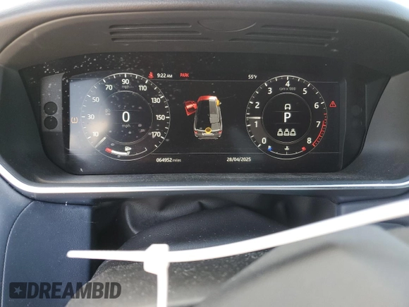 2019 Land Rover Range Rover Sport Dynamic with VIN SALWR2RE4KA821179, listed as a Copart auction lot 54288975 with 64,952 mi miles and Salvage title. Bid and sale history available at DreamBid. Image 9.