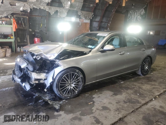 2023 Mercedes-Benz C 300 with VIN W1KAF4HB1PR120708, listed as a Copart auction lot 46120345 with Not Provided miles and Salvage Title. Bid and sale history available at DreamBid. Image 1.