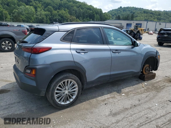 2018 Hyundai Kona SEL with VIN KM8K2CAA5JU154429, listed as a Copart auction lot 65550384 with 100,233 mi miles and Salvage Title. Bid and sale history available at carsss.com. Image 3.