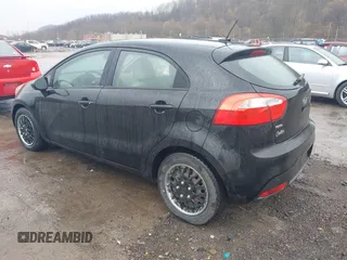 2013 Kia Rio LX with VIN KNADM5A35D6224764, listed as a IAAI auction lot 42004548 with 103,582 mi miles. Bid and sale history available at carsss.com. Image 3.