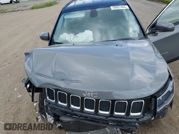 2020 Jeep Compass Limited z VIN 3C4NJDCB4LT137148, wystawiony jako Copart lot #59091465 z przebiegiem 48 117 mil mil oraz Szkoda całkowita • Salvage title. Historia ofert i sprzedaży dostępna na DreamBid. Obrazek 12.
